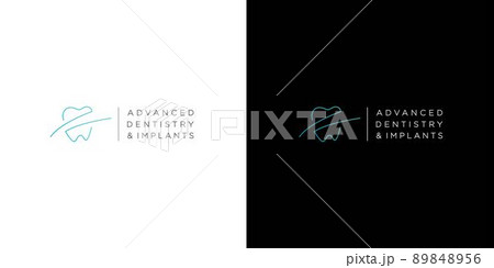 Modern and unique dental and dental implant logo design 5 Modern and unique dental and dental implant logo design 5 89848956
