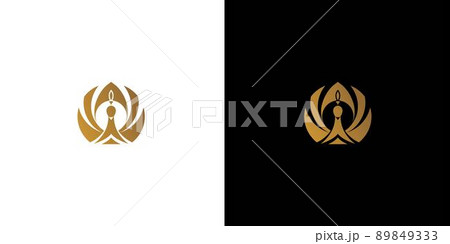 Elegant and luxurious peacock logo design Elegant and luxurious peacock logo design 89849333