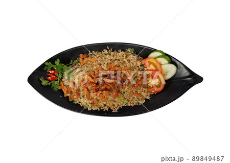 Salty fish fried rice, delicious Vietnamese food Salty fish fried rice, delicious Vietnamese food 89849487