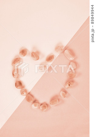 Heart shape with pebbles Heart shape with pebbles 89849944