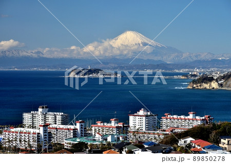 逗子披露山公園より望む逗子マリーナと富士江の島 逗子披露山公園より望む逗子マリーナと富士江の島 89850278