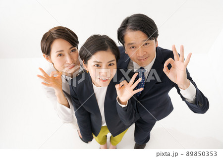 働く人々 ハイアングルの写真素材 [89850353] - PIXTA