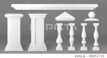 Architecture elements of balustrade 89851710