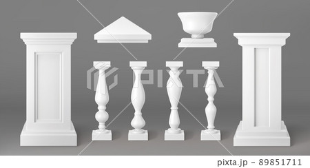 Architecture elements of balustrade Architecture elements of balustrade 89851711