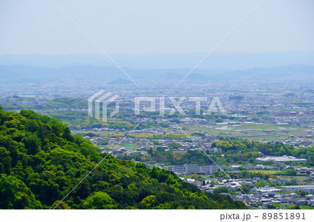大パノラマ・五月の若草山樫原方面 89851891