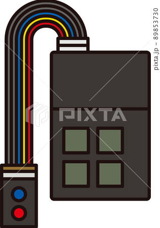 黒色の体感機のイラストのイラスト素材 [89853730] - PIXTA