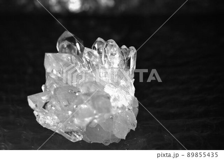 パワーストーン　水晶クラスター　白黒10 89855435