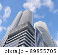 名古屋駅前の高層ビル 89855705