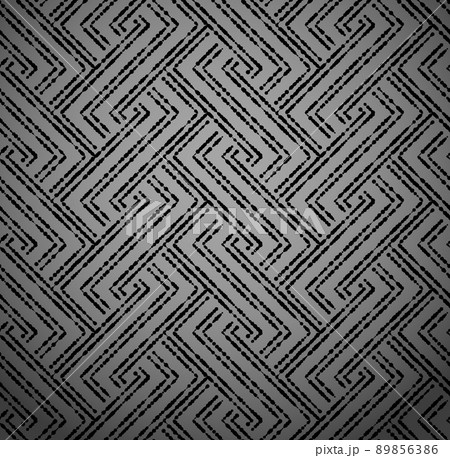 Abstract geometric pattern with stripes, lines. Seamless vector background. Black and gray ornament. Simple lattice graphic design Abstract geometric pattern with stripes, lines. Seamless vector background. Black and gray ornament. Simple lattice graphic design 89856386