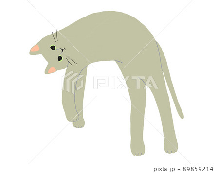 だらけたフチ無し猫 89859214