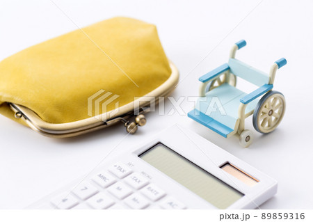 車椅子とがま口財布 車椅子とがま口財布 89859316