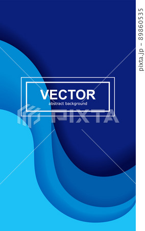 Dark blue vertical abstract design template backdrop. 89860535