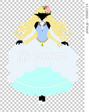 ケ*ー様 オリジナルプレミアム切絵　Princess of the Elves Elf princess - Stock Illustration [89860714] - PIXTA