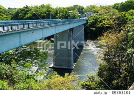 景勝地 玉淀付近の巨大な橋【埼玉県寄居町】 89863101