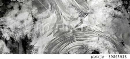 抽象的 水墨画 テクスチャのイラスト素材 [89863938] - PIXTA