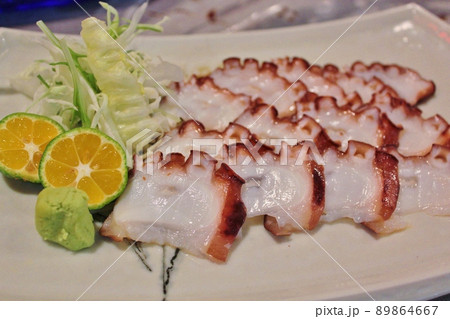 南大東島グルメ 島ダコの刺身 南大東島グルメ 島ダコの刺身 89864667