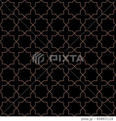 Seamless pattern in authentic arabian style. Vector stars texture illustration Seamless pattern in authentic arabian style. Vector stars texture illustration 89865118