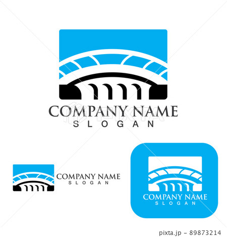 Bridge Logo Template vector icon 89873214