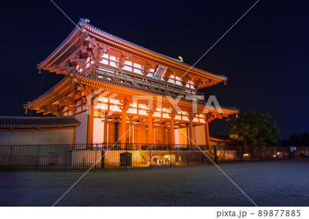 朱雀門～夜景～(日本-奈良県) 89877885