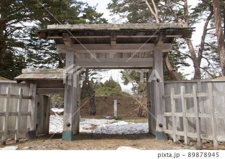 戸切地陣屋跡 復元された表御門 戸切地陣屋跡 復元された表御門 89878945