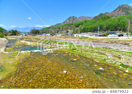 川上村役場周辺の風景(長野県川上村)【2022.5】の写真素材 [89879922] - PIXTA