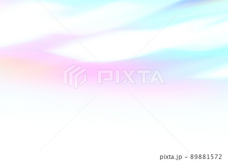 レインボーカラーの背景　緩やかな流れ　空・雲のような　 89881572
