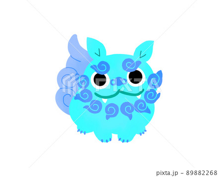 シーサー　青 89882268