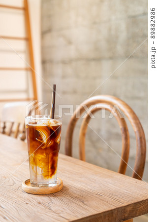 espresso coffee with coconut juice 89882986