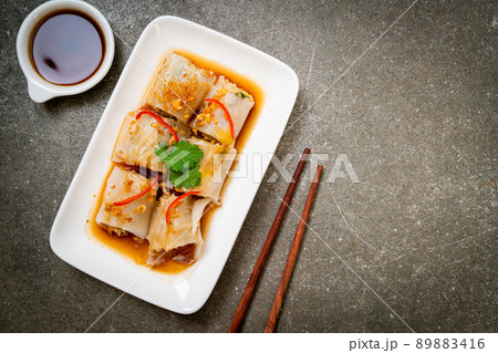 Chinese Steamed Rice Noodle Rolls Chinese Steamed Rice Noodle Rolls 89883416