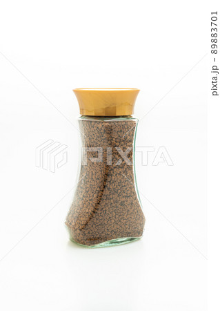 Instant coffee in glass bottle 89883701