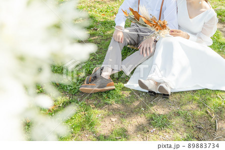 結婚素材 新郎新婦の文字入れ背景素材 結婚素材 新郎新婦の文字入れ背景素材 89883734