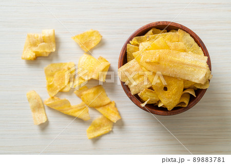Banana Chips - fried or baked sliced banana Banana Chips - fried or baked sliced banana 89883781