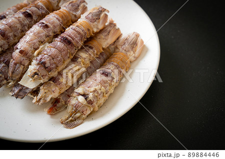 steamed crayfish or mantis shrimps or stomatopods steamed crayfish or mantis shrimps or stomatopods 89884446