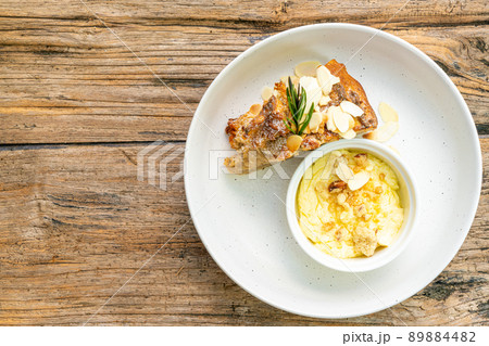 banana cake with cream cheese and crumble banana cake with cream cheese and crumble 89884482