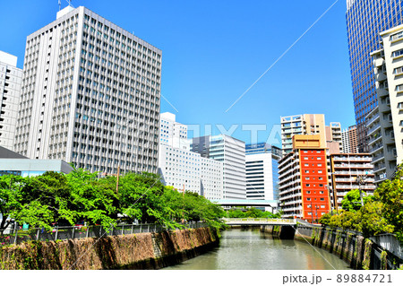 小関橋 目黒川周辺を下流より望む 東京都品川区 22 4 の写真素材 4721 小関橋 目黒川周辺を下流より望む 東京都品川区 22 4 の写真素材 4721