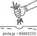 雑草取り 89885233