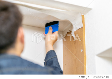 リフォーム　DIY　印刷化粧フィルム施工　ダイノックシート 89885236