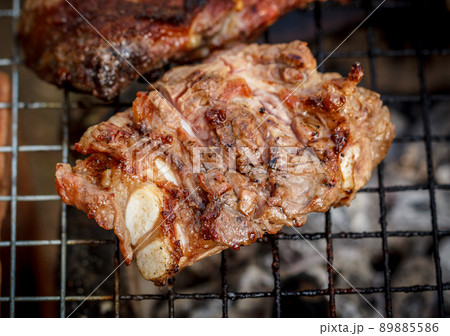 Roast pork loin with herbs Roast pork loin with herbs 89885586