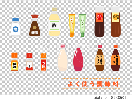常用調味品插畫集 89886013