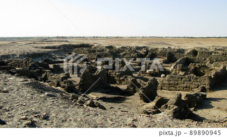 Ruined fortress at the Sai island, Nile river, Sudan Ruined fortress at the Sai island, Nile river, Sudan 89890945