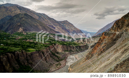 Kunar aka Chitral or Kama river, Khyber Pakhtunkhwa province Pakistan 89891030