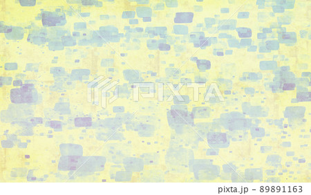 和紙テクスチャの抽象的なレンガの壁背景イラスト群青色 浅緑のイラスト素材 1163