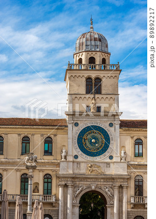 Medieval Clock Tower - Padua Piazza dei Signori Veneto Italy 89892217