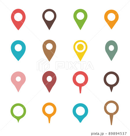 地図 ピン アイコン 地図 ピン アイコン 89894537