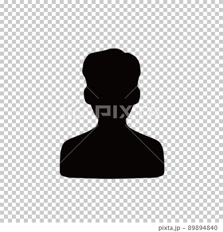 Male silhouette seventy-three split hair 89894840