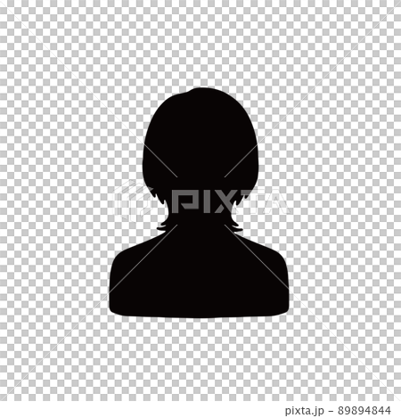 Male silhouette wolf cut Male silhouette wolf cut 89894844