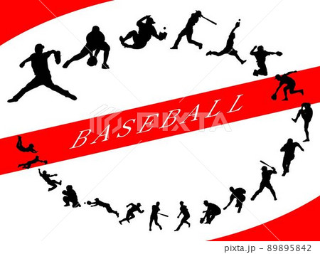 野球選手アイコン(フレームレイアウト) 野球選手アイコン(フレームレイアウト) 89895842