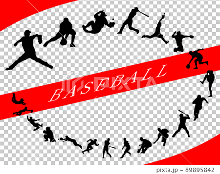 Baseball player icon (frame layout) 89895842