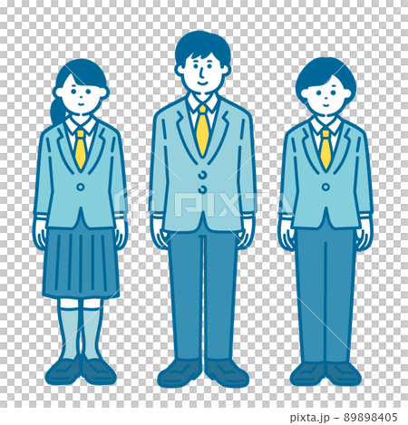 Men and women in uniform Men and women in uniform 89898405