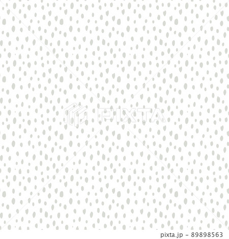 Hand drawn doodle dots modern seamless pattern. Gray abstract spots on white background. Vector illustration Hand drawn doodle dots modern seamless pattern. Gray abstract spots on white background. Vector illustration 89898563